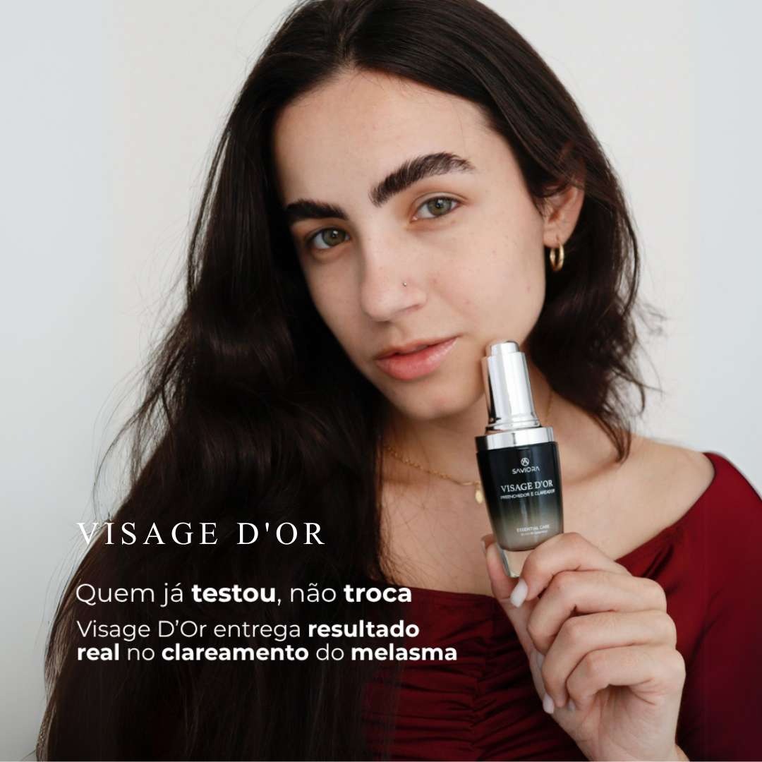 VISAGE D’OR – Sérum Clareador com TXA & Tecnologia BioSync³™