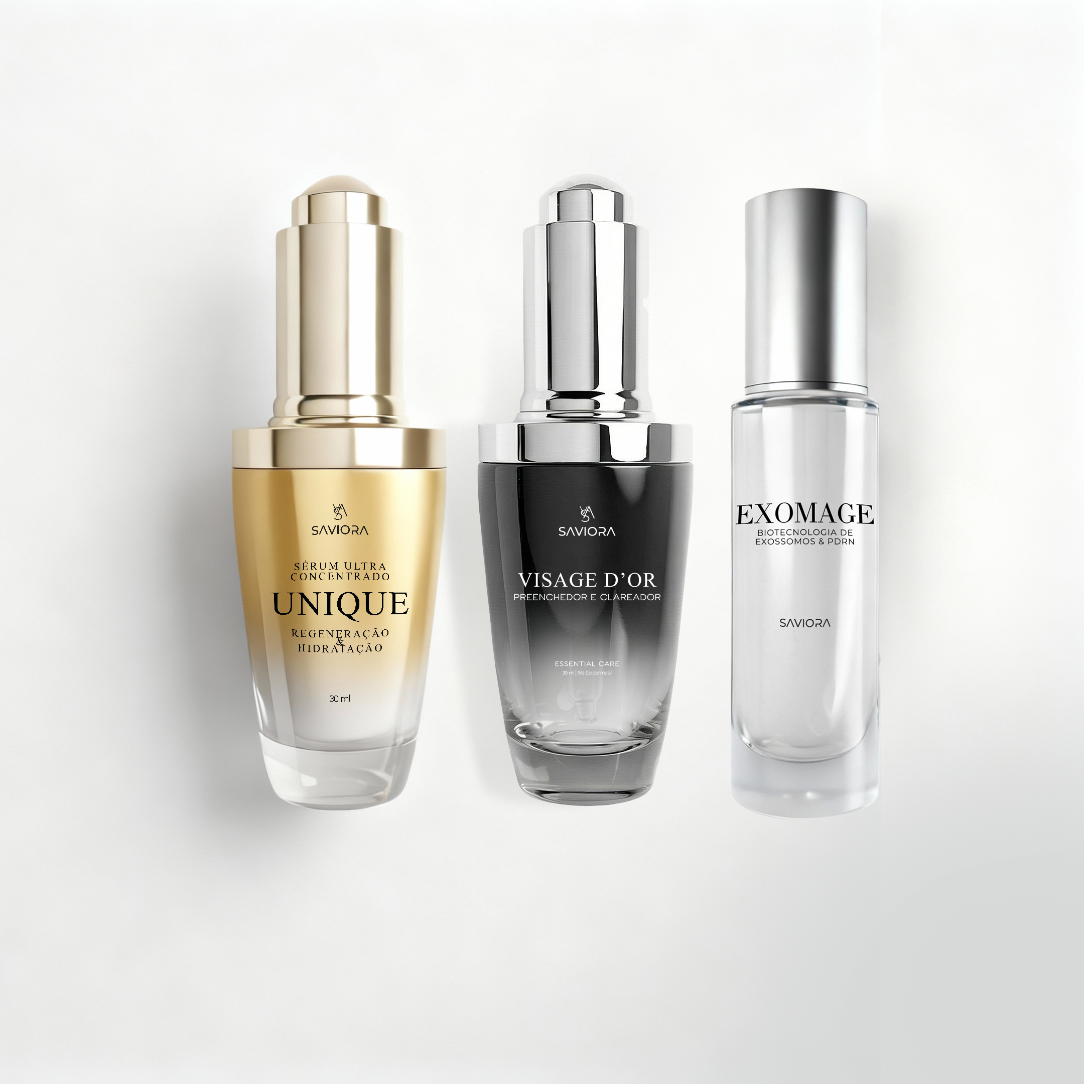 Trio Visage + Unique + Exomage